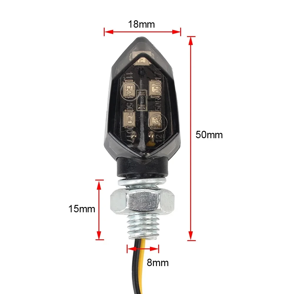 LED Blinker Licht Super Helle 2 stücke Motorrad Mini – Bild 3