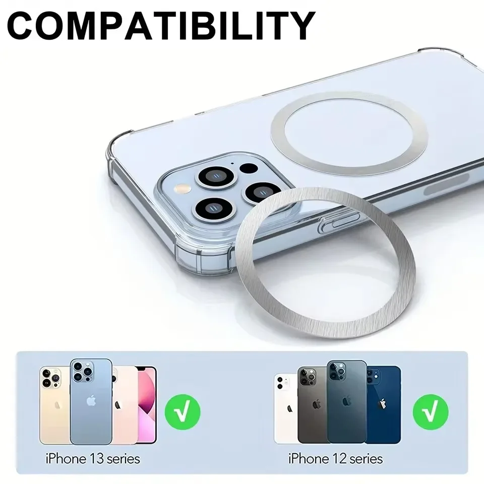 Edelstahl Universal Magnetische Metall Platte Ring Für – Bild 6