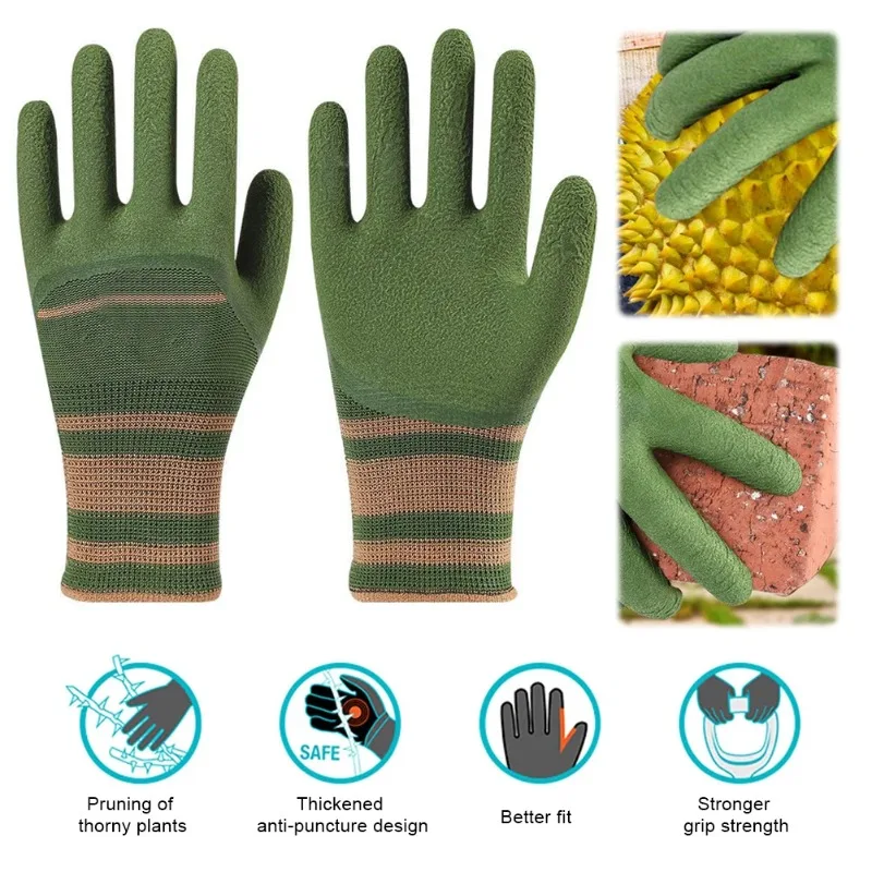 1/2 Paar Gartenhandschuhe, stichfest, verschleißfest – Bild 3