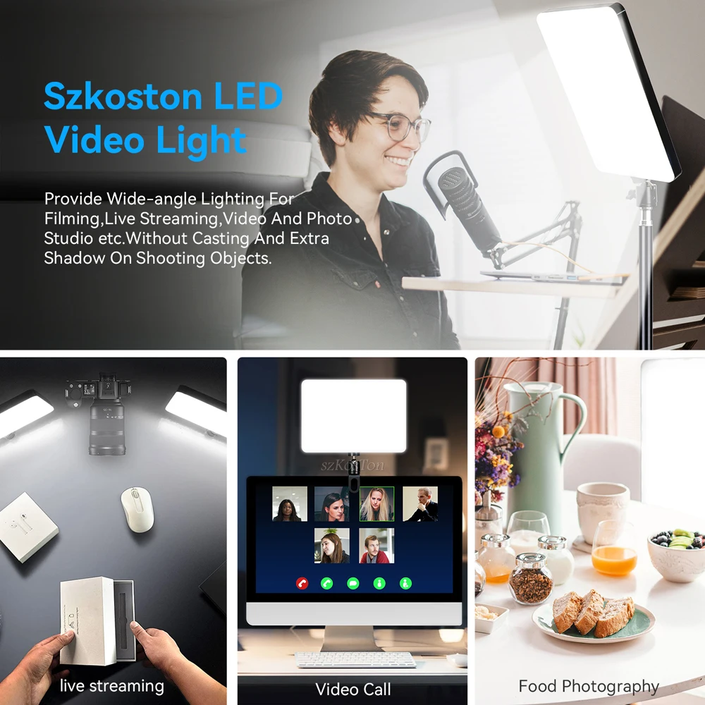 8/12 Zoll LED Fotografie Video Panel Licht Foto Studio – Bild 6