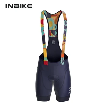 INBIKE Herren MTB Radfahren Trägerhose Fahrrad Reithose Mann Professionelle Fahrradshorts für Männer Rennrad