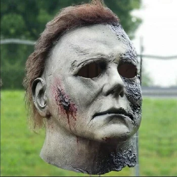 Michael Myers Maske 1978 Halloween Film Latex Maske Realistische Horror Maske Scary Cosplay Maske Kostüm Party