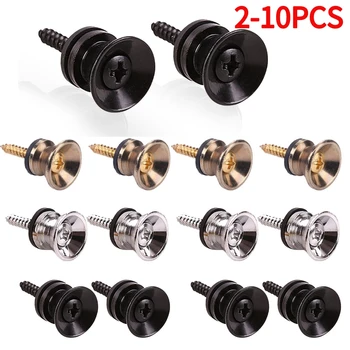 Gitarren gurt Lock Metall Anti-Rutsch-Schnalle Verriegelung stifte Pin für Bass Ukulele Utton Lock Pins Metall