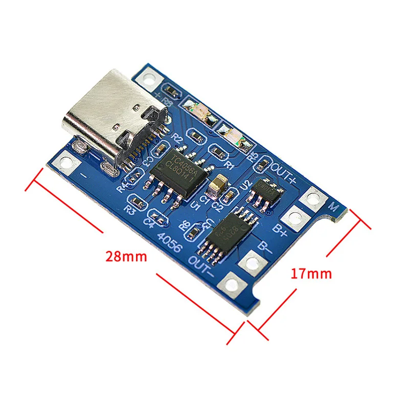 DIY Typ-C Micro USB 5V 1A 18650 TP4056 Lithium-Batterie – Bild 5