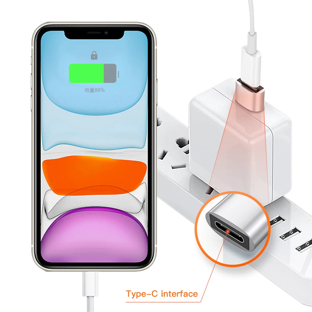 USB-C auf USB-A und Micro-USB OTG-Adapter, 2 Stück – Bild 3