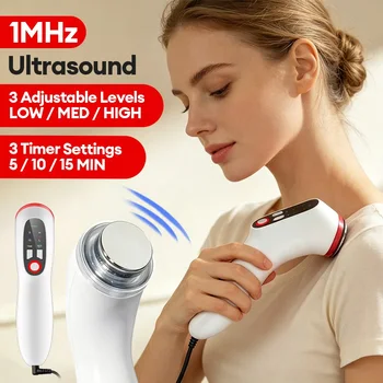 Mini-Ultraschallgerät für den Heimgebrauch Gesicht Hals Körper Ultraschall-Massagegerät Gesichtsstraffung