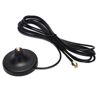 Antennenverlängerungskabel, 3 m Länge, SMA-Stecker auf Buchse, WiFi-Magnetfuß für Router, drahtlose