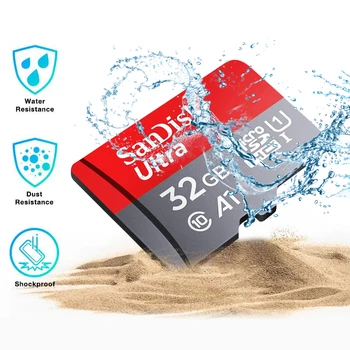 SanDisk Speicherkarte 32GB 64GB Klasse 10 128GB 140MB/s UHS-I Flash Micro SD Karte C10 Ultra A1 MicroSDHC/SDXC