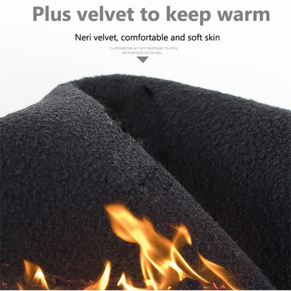 Winter wasserdichte Herren handschuhe wind dichte Sport – Bild 4