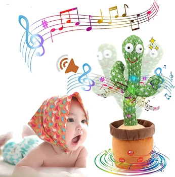Tanzendes Kaktus-Spielzeug, Wiederholungsgespräch, Song-Lautsprecher Wriggle Dancing Sing Talk, Plüschtier