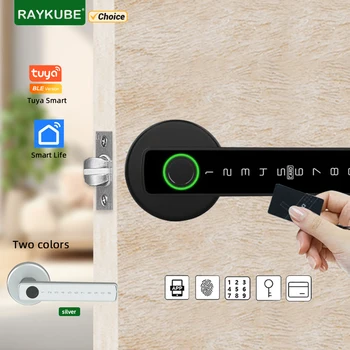 RAYKUBE M5 Tuya BLE Smart Fingerprint Türschloss Digitales Elektronisches Schloss