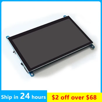 Tragbares Mini-7-Zoll-5-Punkt-kapazitives LCD-Touchscreen-Panel IPS 1024 x 600 Full HD HDMI Gaming-Monitor