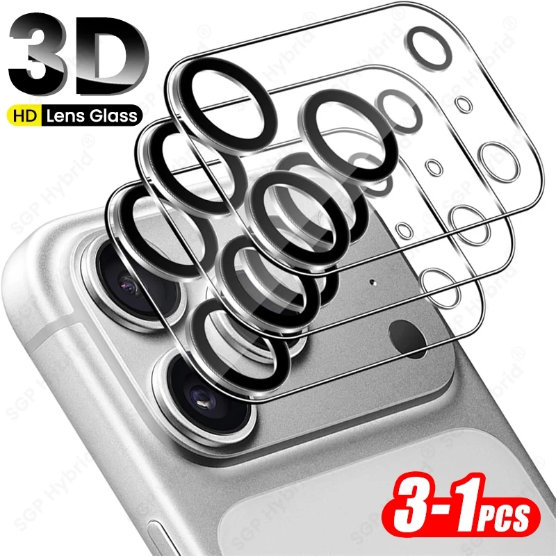 3-1 Stück 3D gebogene klare