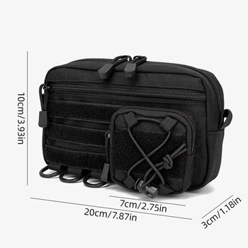 1000D EDC-Tasche Molle Organizer-Tasche Utility EDC-Werkzeugtasche Horizontale Modulare Tasche