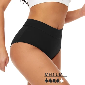Menstruations-Badeanzug für Damen, 4-lagige Perioden-Badebekleidung, auslaufsicher