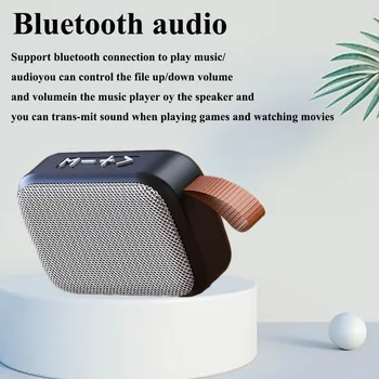 Tragbare Lautsprecher Outdoor Bluetooth 5,0 Mini Oxford Lautsprecher Drahtlose Spalte 3D Stereo Musik Player