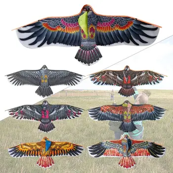 1,1 m Adler Drachen mit 30 Meter Drachen Linie großen Adler fliegen Vogel Drachen Kinder Geschenk Familien