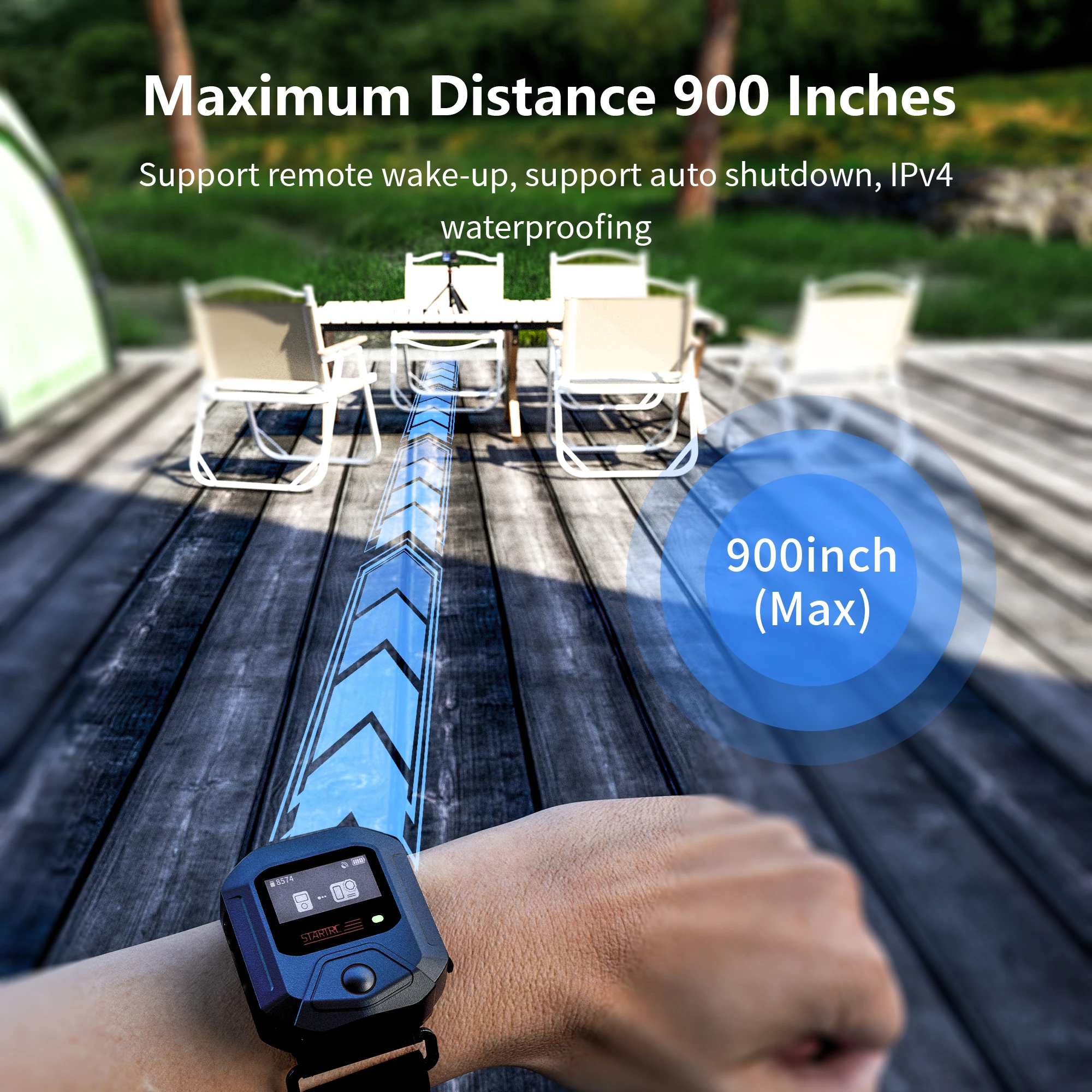 Bluetooth-Fernbedienung, integriertes GPS für Insta360 X5 ACE – Bild 4