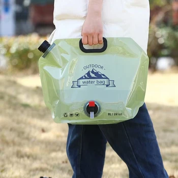 Tragbare Wasseraufbewahrungstasche, zusammenklappbar, für Outdoor-Sport, Camping, große Kapazität