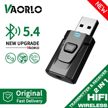 USB Bluetooth 5,4 Audio Sender Empfänger MIC Wireless Adapter 3,5mm AUX/RCA für TV PC Kopfhörer Hause Stereo