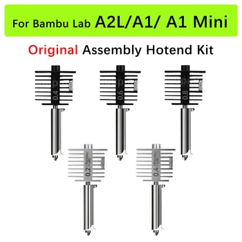 Hotend für Bambu Lab A2L/A1/A1 Mini - Schnelle Hot-End-Baugruppe mit 0,2/0,4/0,6/0,8 mm gehärteter Stahldüse