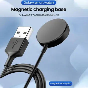 Magnetische Uhr Drahtlose Ladegerät Für Samsung Galaxy Uhr 8/7/6/5pro/5/4/3 aktive 2 Tragbare Uhr Schnelle