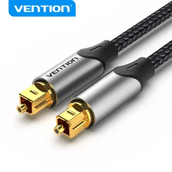 Vention Digitales optisches Audiokabel Toslink SPDIF Koaxialkabel 1 m 2 m für Verstärker Blu-ray Xbox 360 PS4