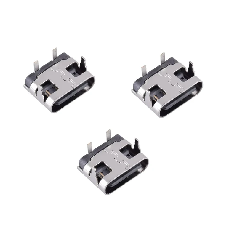 USB-C Einbaubuchse 2-polig für Ladeport, 10er-Set – Bild 4