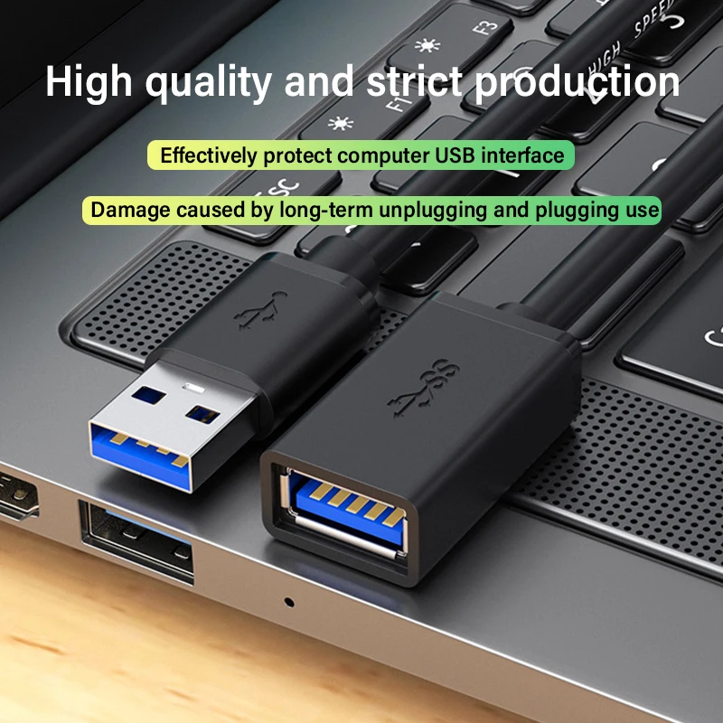 USB 3.0 Verlängerungskabel, 5 Gbit/s, Stecker auf Buchse – Bild 3