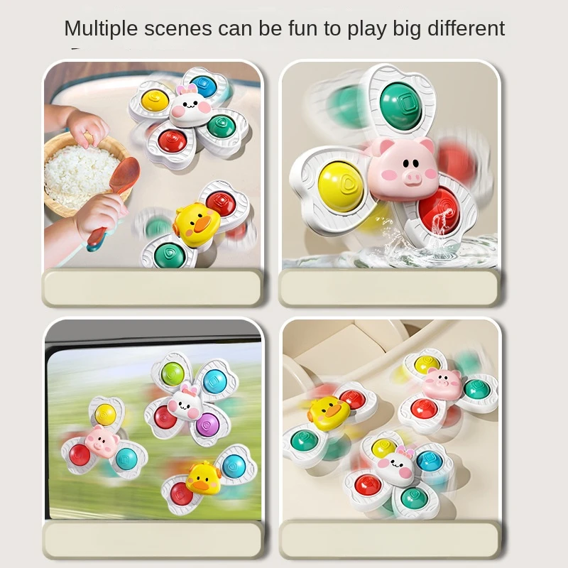 Baby Sucker Spinning Spielzeug Kinder Bad Montessori Bildung – Bild 5
