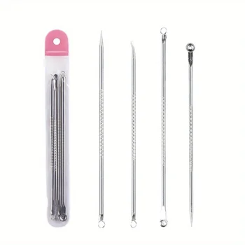 Mitesser Akne Pickel Blemish Extractor Remover Kit Edelstahl Nadeln Entfernen Werkzeuge Gesicht Hautpflege