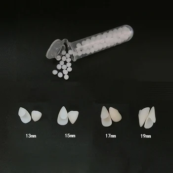 1 Paar Cosplay Party Fangs Dekoration DIY Halloween Harz Vampir Kostüm Falsche Zähne Requisiten mit Kleber