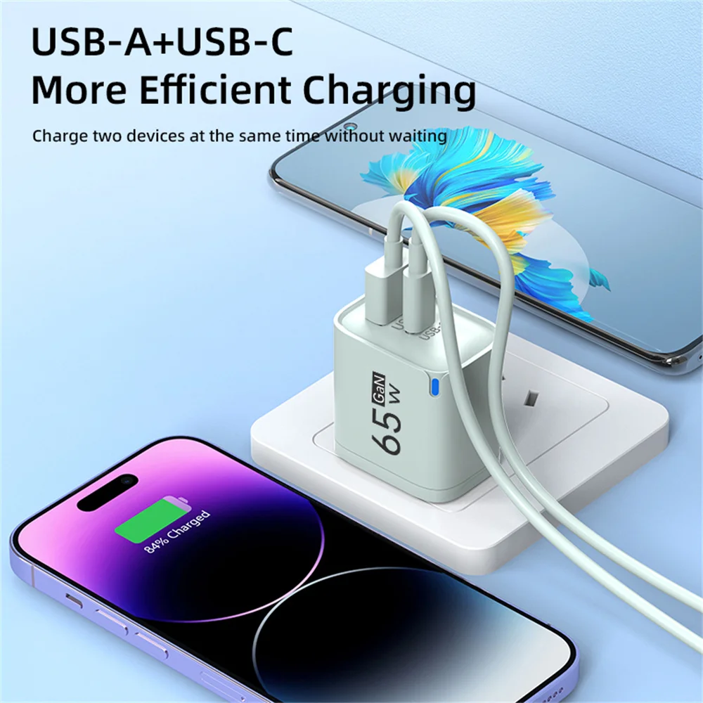 USB-C Schnellladegerät 65 W für iPhone, Samsung und Android – Bild 4