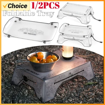 PP Bord Klapp Camping Tablett Leichte Camping Tisch Tablett Tragbare Kleine Rucksack Tisch Outdoor Angeln