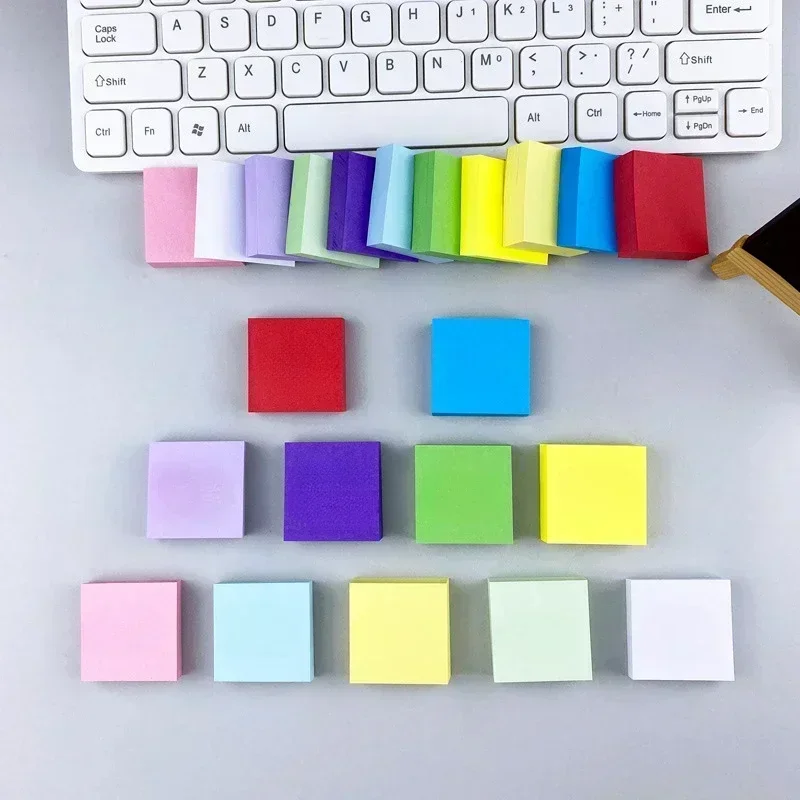 11-teiliges Set fluoreszierender Haftnotizen, Post-its – Bild 3