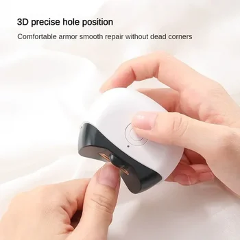 Tragbare Mini Elektrische Nagel Clipper Polierer Mit Licht Geräuscharm Ail Trimmer Maniküre Werkzeuge Für Baby