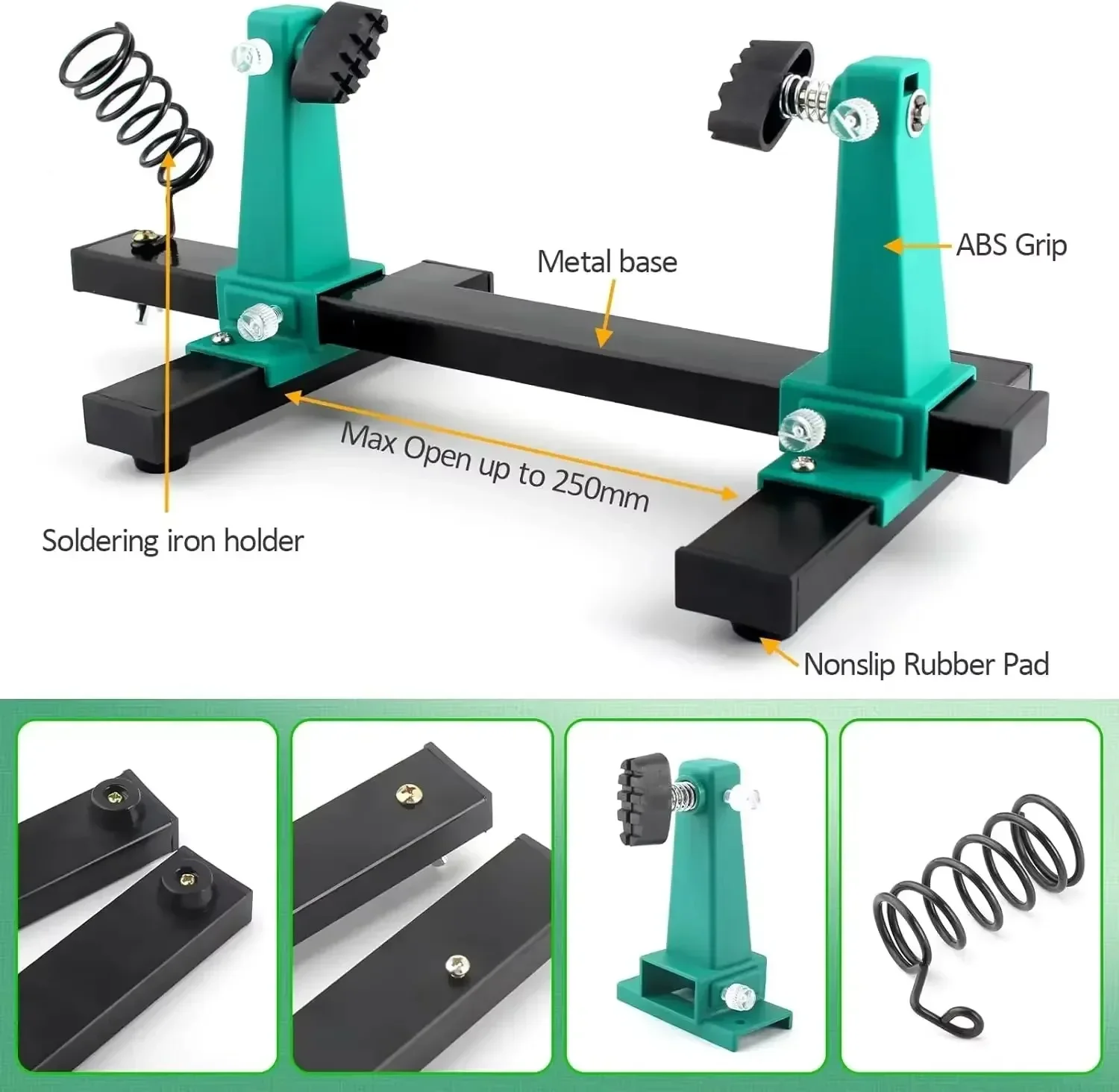 360 °   Rotation Leiterplatte Einstellbare PCB Halter Jig – Bild 2