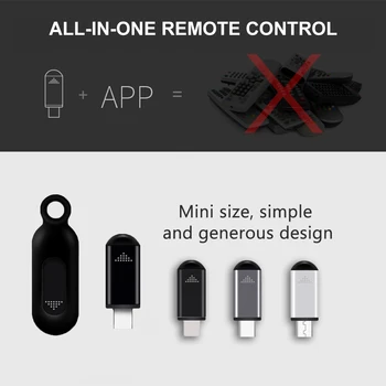 Smartphone-Fernbedienung, IR-Blaster, Typ C, universeller intelligenter Infrarot-Sender, App-Steuerungsadapter