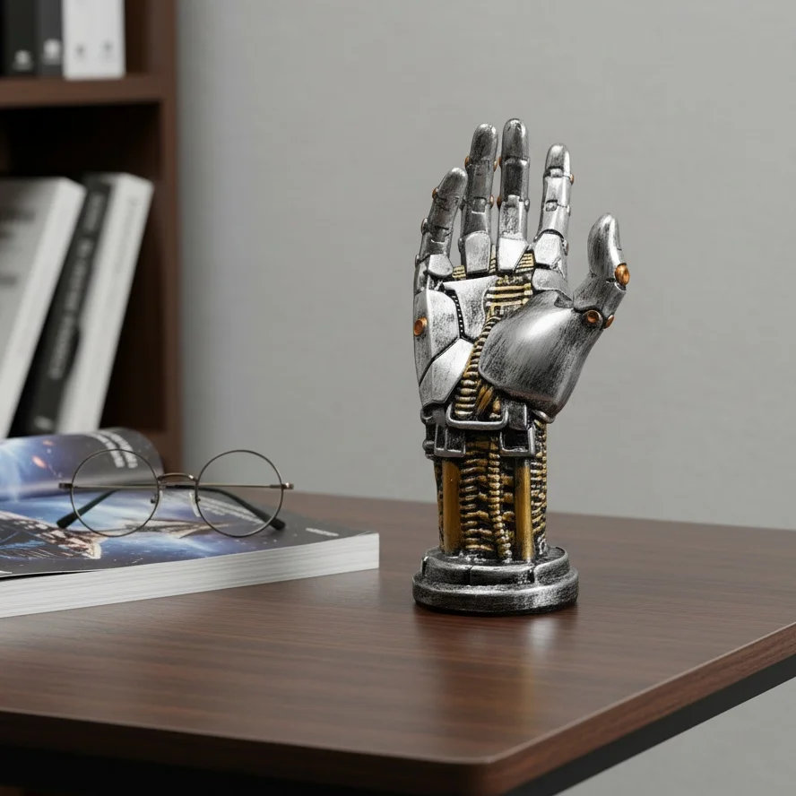 Cyberpunk 3D-Gamepad-Halter – Roboter-Handaufbewahrungsbox