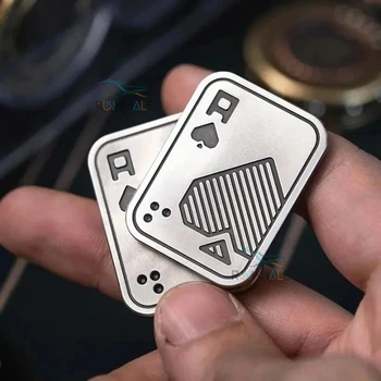 EDC Push Slider Metall Zappeln Anti Stress Spielzeug Erwachsene Finger Spinner Poker Lindern Angst Spielzeug