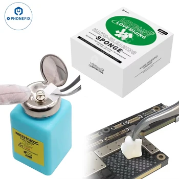 MECHANIC Alkoholflasche 180 ml Kunststoff-Flüssigkeitsbehälter für iPhone Reparatur Motherboard Reinigung