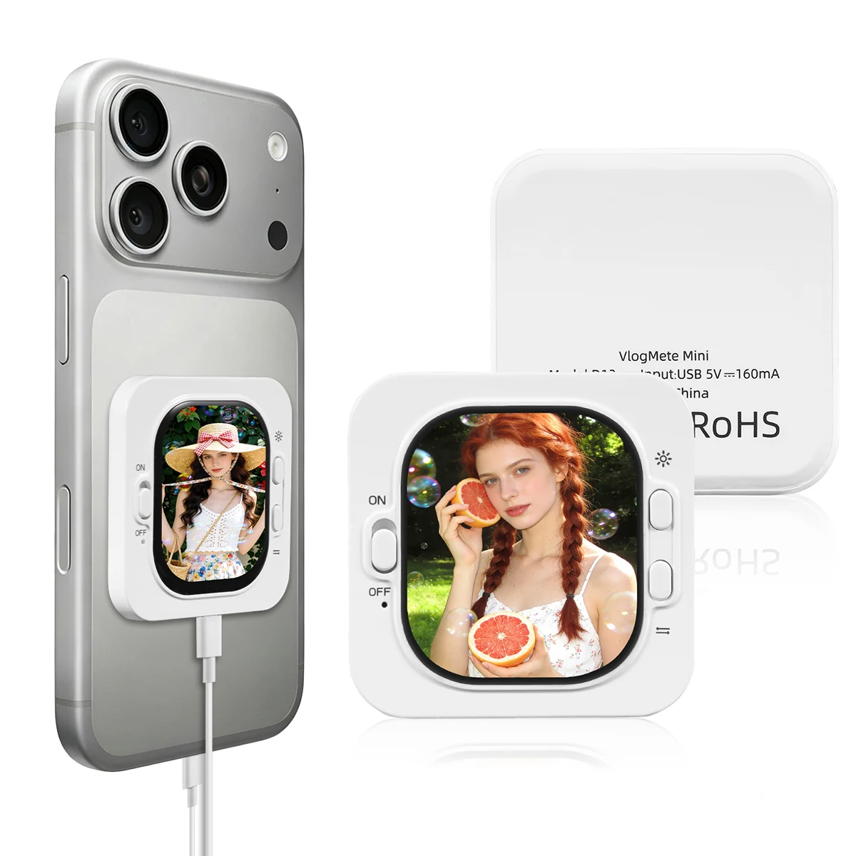 Telefon Vlog Selfie Monitor Bildschirm Telefon Halter Clip