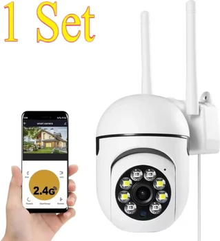 8MP Wifi IP Drahtlose Sicherheit Überwachung PTZ Kamera 4X Zoom Kameras Tracking Zwei-wege Audio HD Nacht