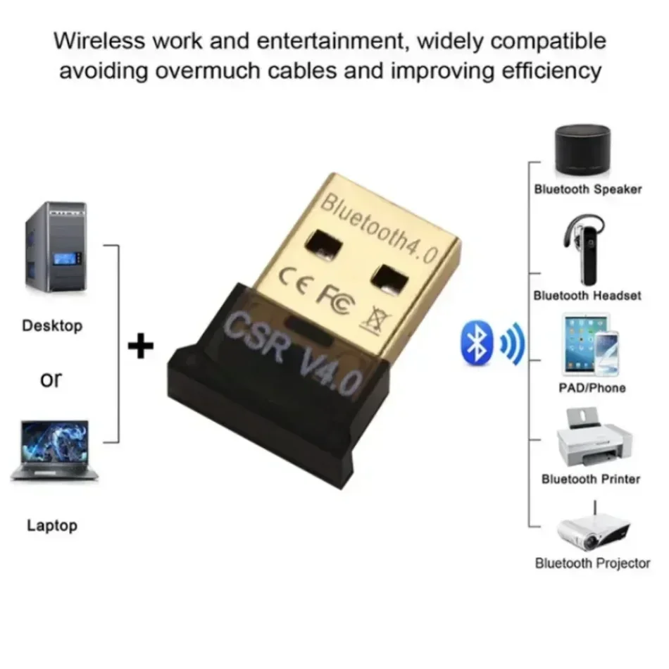 USB Bluetooth 5.3 Adapter Sender Empfänger Bluetooth V5.1 – Bild 6