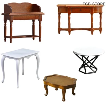 1:12 Puppenhaus Miniatur Retro Halbbeistelltisch Sideboard Möbel Home Modell Dekor Spielzeug Puppenhaus