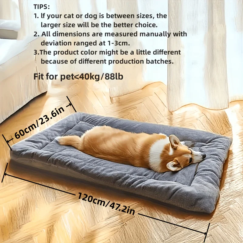 Übergroßes Plüsch-Hundekatzenbett, Sofa-Kistenunterlage – Bild 3
