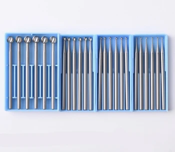 0,3-2,3 mm Kugelbohrer HSS Schmuck Gravur Schnitzmesser 2,35 Schaft Olive Bernstein Schaftfräser (6 Stück)