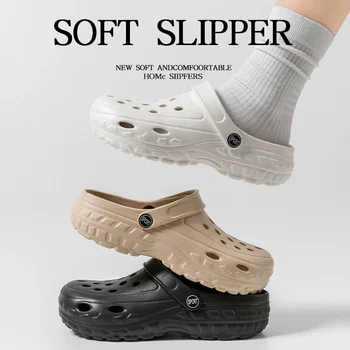 Herren-Slipper 2026 Sommer Neue EVA Weichsohlen-Sandalen für Drinnen und Draußen, Strand-Schuhe, Flip-Flops