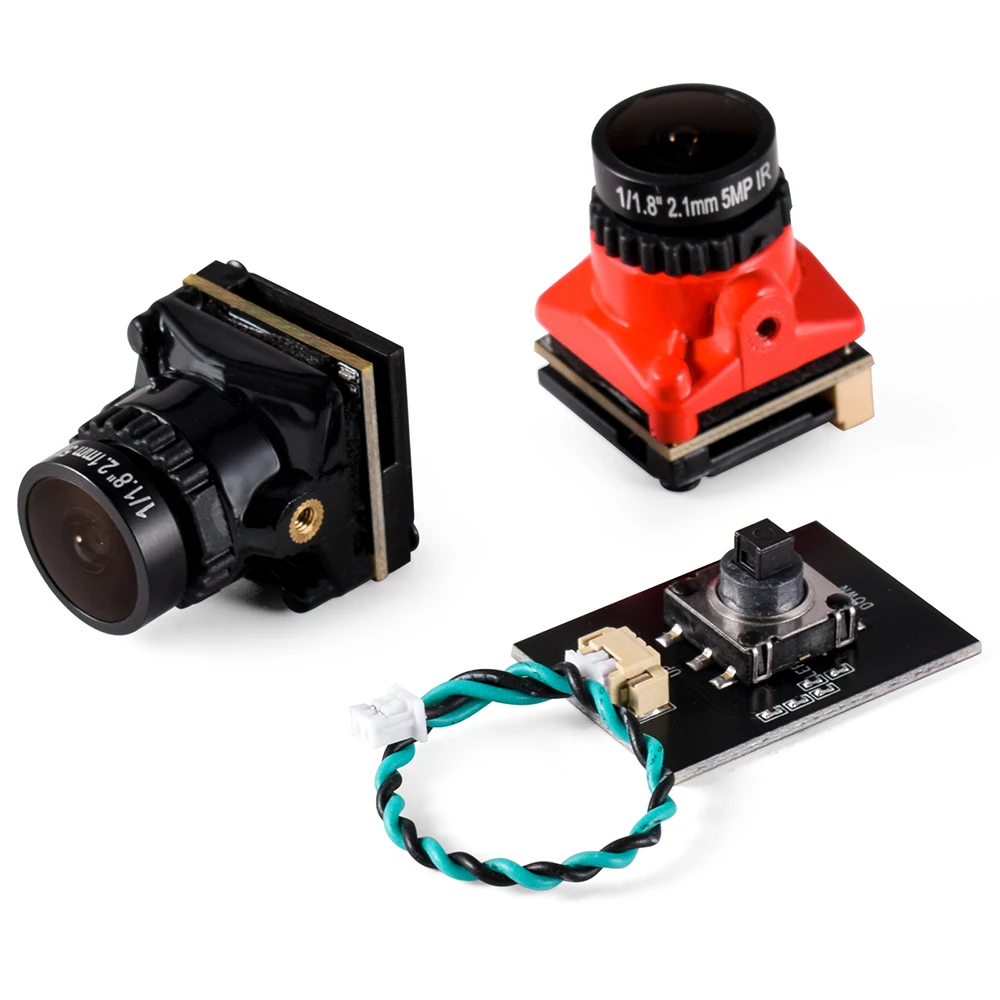 9IMOD FPV-Kamera 1800TVL 5MP 2,1 mm 1/3 Coms IR blockiert ​ – Bild 2