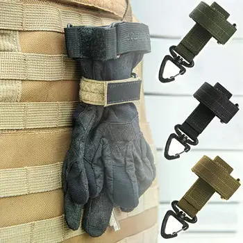 Outdoor Taktische Mehrzweck Nylon Haken Handschuhe Sicherheit Clip Klettern Seil Camping Hängen Buck
